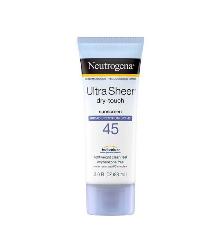 ضد آفتاب بدون رنگ نیتروژنا مدل ULTRA-SHEER SPF 45