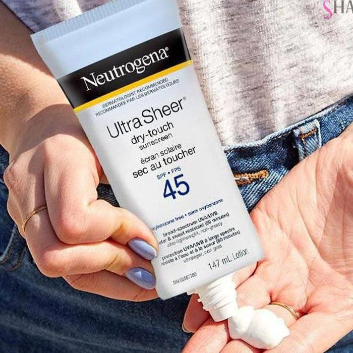 ضد آفتاب بدون رنگ نیتروژنا مدل ULTRA-SHEER SPF 45